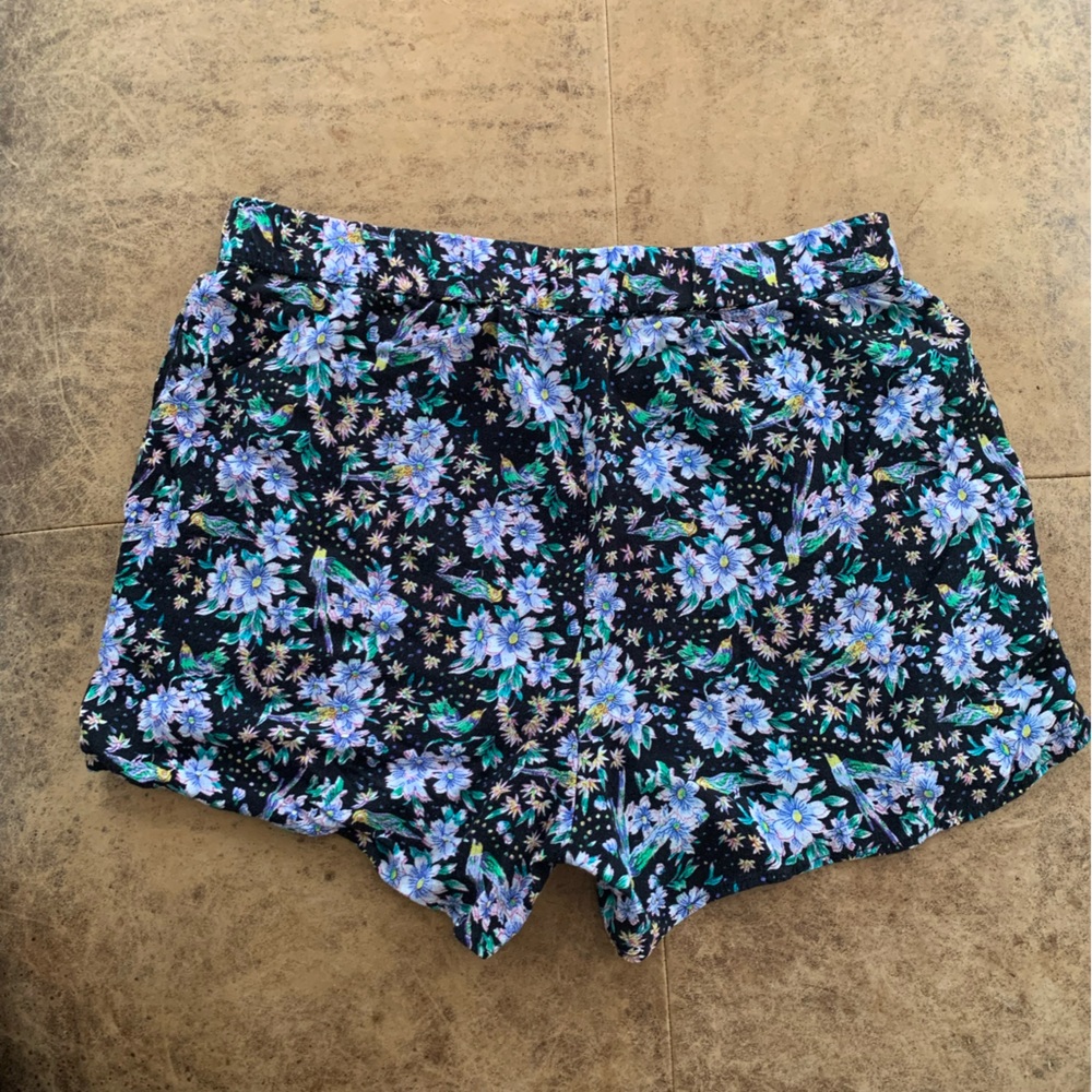 Anthropologie Floral Shorts size Small